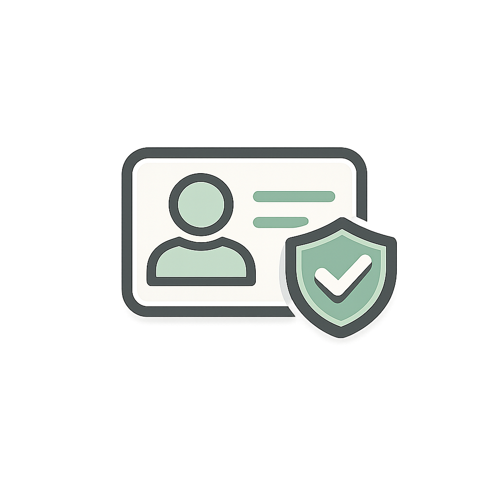 Identity verification icon